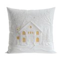 DOMEK Z EFEKTEM 3D Poszewka dekoracyjna VELVET, 40x40cm, kolor biały PBN338/POP/001/040040/1