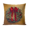 ELEGANCKA GIRLANDA Poszewka dekoracyjna VELVET, 40x40cm, kolor 014 złoto-brązowy PBN340/POP/014/040040/1