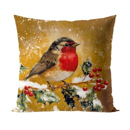 ELEGANCKI RUDZIK Poszewka dekoracyjna VELVET, 40x40cm, kolor 014 złoto-brązowy PBN339/POP/014/040040/1