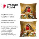 ELEGANCKI RUDZIK Poszewka dekoracyjna VELVET, 40x40cm, kolor 014 złoto-brązowy PBN339/POP/014/040040/1