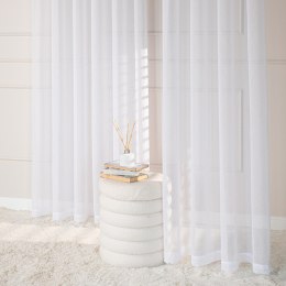 ETAMINA Firana gotowa na srebrnych przelotkach, 230x140cm, kolor biały ETAMIN/FGP/001/140230/1