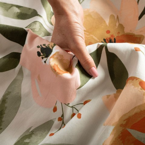 FLORALIS Komplet pościeli z bawełny satynowej 220x200cm 100103/SAT/000/220200/1