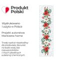 GWIAZDA BETLEJEMSKA Bieżnik NINA WODOODPORNA, 38x140cm, kolor biały PBN343/KSP/C01/038140/1