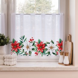 GWIAZDA BETLEJEMSKA Zazdrostka żakardowa 361910, wys. 70cm, kolor biały z barwnym wzorem DBN343/ZAZ/001/000070/1