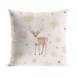 JELONKI, ZIMOWA OPOWIEŚĆ Poszewka dekoracyjna VELVET, 40x40cm, kolor 004 beżowy PBN346/POP/004/040040/1