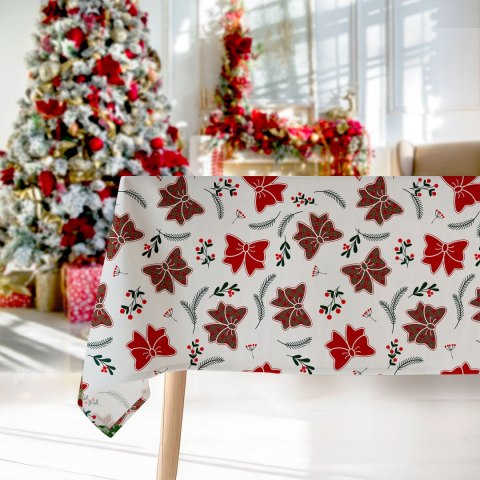 KOKARDA SZKOTI Tkanina dekoracyjna NINA WODOODPORNA, szer. 160cm, kolor biały DBN347/NIW/001/160000/1