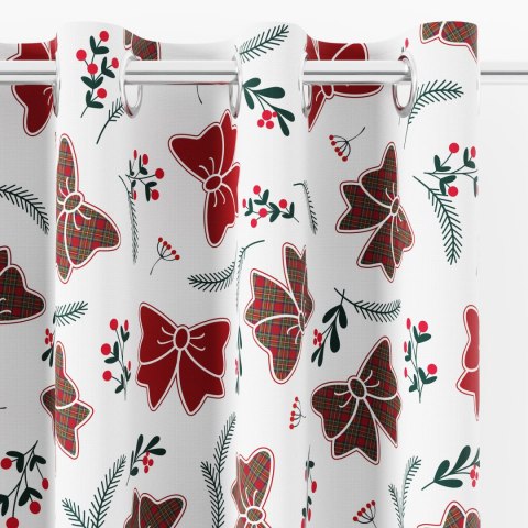 KOKARDA SZKOTI Tkanina dekoracyjna NINA WODOODPORNA, szer. 160cm, kolor biały DBN347/NIW/001/160000/1