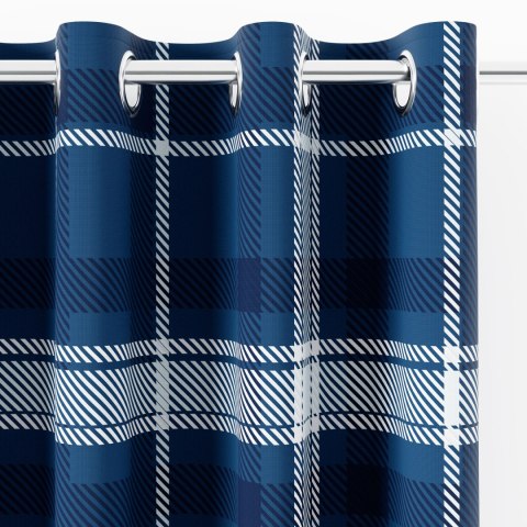 KRATA KADENA Tkanina dekoracyjna NINA WODOODPORNA, szer. 160cm, kolor granatowy DBN349/NIW/007/160000/1