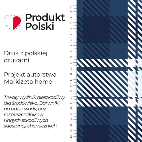 KRATA KADENA Tkanina dekoracyjna NINA WODOODPORNA, szer. 160cm, kolor granatowy DBN349/NIW/007/160000/1