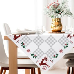 KRATA PATCHWORK Serweta NINA WODOODPORNA, 80x80cm, kolor biały PBN350/KSP/C01/080080/1