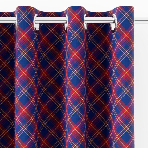 KRATA TIGA Tkanina dekoracyjna NINA WODOODPORNA, szer. 160cm, kolor czerwony DBN352/NIW/003/160000/1