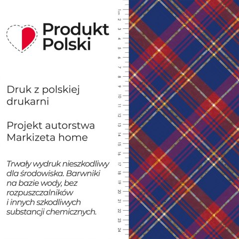 KRATA TIGA Tkanina dekoracyjna NINA WODOODPORNA, szer. 160cm, kolor czerwony DBN352/NIW/003/160000/1