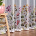 KWIATOWA ŁĄKA Firanka żakardowa 023426, wys. 240cm, kolor biały D00308/000/001/000240/1