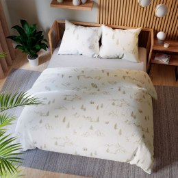 MOKOSZ Komplet pościeli z bawełny satynowej 220x200cm 100106/SAT/000/220200/1