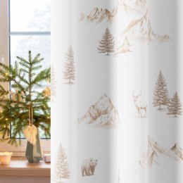 MOKOSZ Tkanina dekoracyjna NINA WODOODPORNA, szer. 160cm, kolor biały DBN358/NIW/001/160000/1