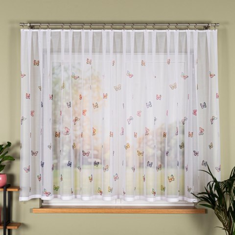 MOTYLKI Firanka żakardowa 023426, wys. 150cm, kolor biały D00310/000/001/000150/1