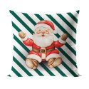 PASKI Z MIKOŁAJEM, BAJKOWE ŚWIĘTA Poszewka dekoracyjna VELVET, 40x40cm, kolor biały PBN359/POP/001/040040/1
