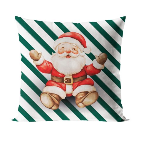 PASKI Z MIKOŁAJEM, BAJKOWE ŚWIĘTA Poszewka dekoracyjna VELVET, 40x40cm, kolor biały PBN359/POP/001/040040/1