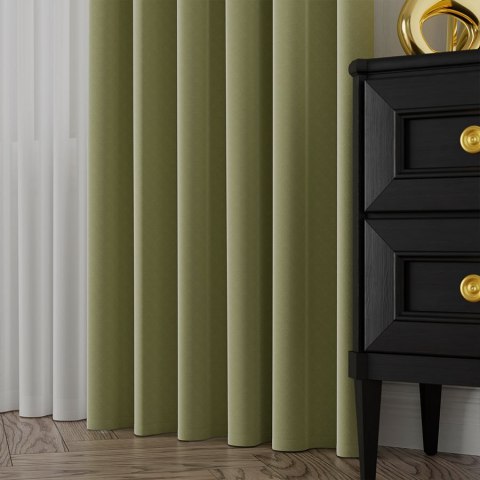 SERINA Tkanina dekoracyjna, wys. 300cm, kolor 011 jasny szarozielony 318744/TDP/011/000300/1