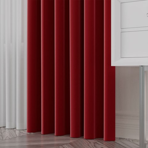 SERINA Tkanina dekoracyjna, wys. 300cm, kolor 013 czerwony 318744/TDP/013/000300/1