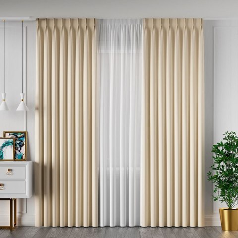 SERINA Tkanina dekoracyjna, wys. 300cm, kolor 017 ecru 318744/TDP/017/000300/1