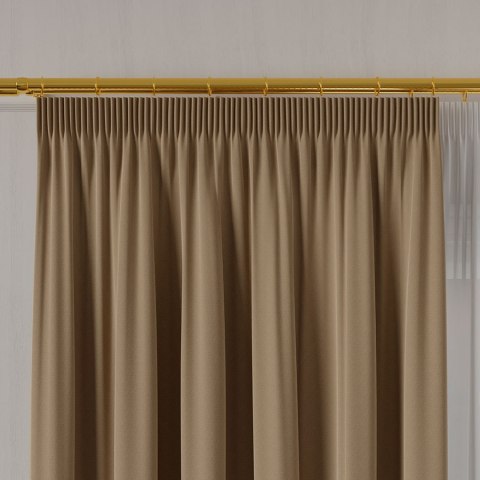 SERINA Tkanina dekoracyjna, wys. 300cm, kolor 025 ciemny beżowy 318744/TDP/025/000300/1