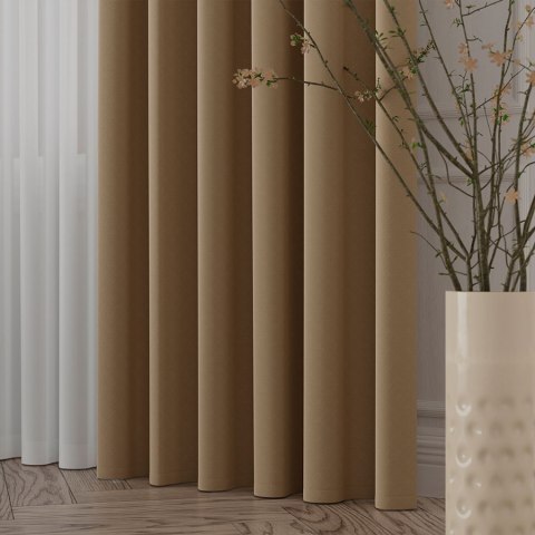 SERINA Tkanina dekoracyjna, wys. 300cm, kolor 026 karmelowy 318744/TDP/026/000300/1