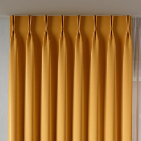 SERINA Tkanina dekoracyjna, wys. 300cm, kolor 032 żółty 318744/TDP/032/000300/1