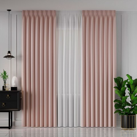 SERINA Tkanina dekoracyjna, wys. 300cm, kolor 044 pudrowy róż 318744/TDP/044/000300/1