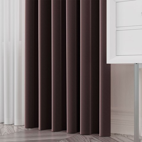 SERINA Tkanina dekoracyjna, wys. 300cm, kolor 049 fioletowobeżowy 318744/TDP/049/000300/1