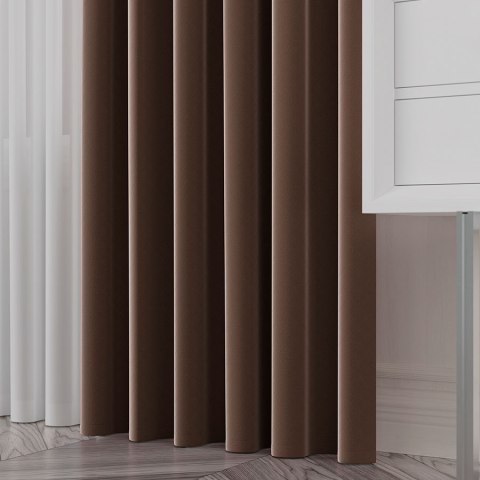 SERINA Tkanina dekoracyjna, wys. 300cm, kolor 050 jasny ciepły brązowy 318744/TDP/050/000300/1