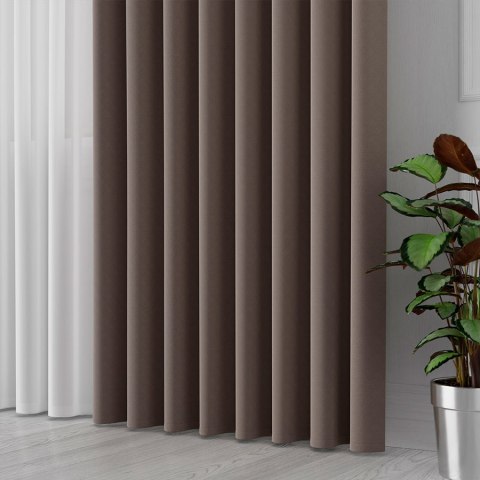 SERINA Tkanina dekoracyjna, wys. 300cm, kolor 055 beżowobrązowy 318744/TDP/055/000300/1