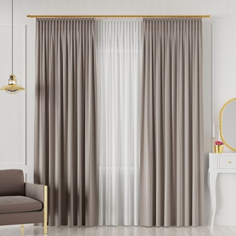 SERINA Tkanina dekoracyjna, wys. 300cm, kolor 056 szarobeżowy 318744/TDP/056/000300/1