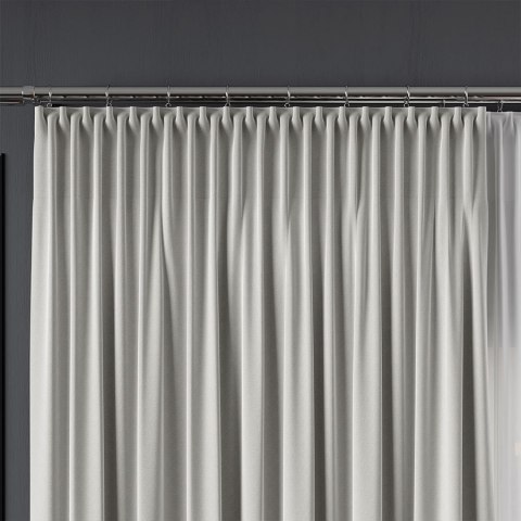 SERINA Tkanina dekoracyjna, wys. 300cm, kolor 057 ciepły jasny szary 318744/TDP/057/000300/1