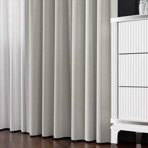 SERINA Tkanina dekoracyjna, wys. 300cm, kolor 057 ciepły jasny szary 318744/TDP/057/000300/1