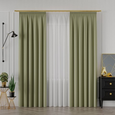 SERINA Tkanina dekoracyjna, wys. 300cm, kolor 058 beżowozielony 318744/TDP/058/000300/1