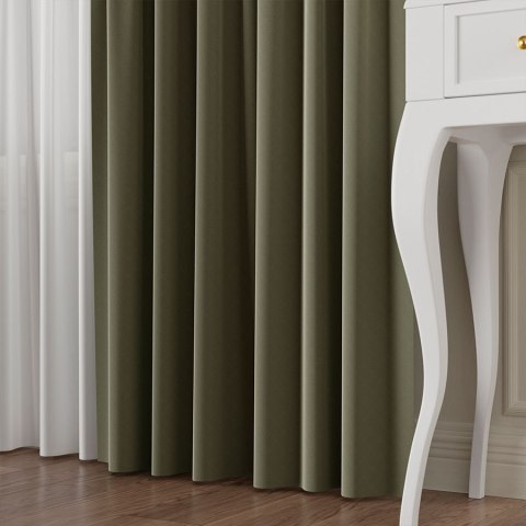 SERINA Tkanina dekoracyjna, wys. 300cm, kolor 061 szarozielony 318744/TDP/061/000300/1