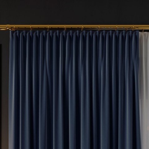 SERINA Tkanina dekoracyjna, wys. 300cm, kolor 068 granatowy 318744/TDP/068/000300/1