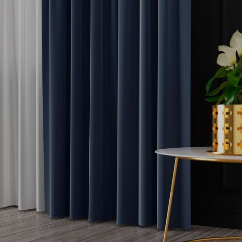 SERINA Tkanina dekoracyjna, wys. 300cm, kolor 068 granatowy 318744/TDP/068/000300/1