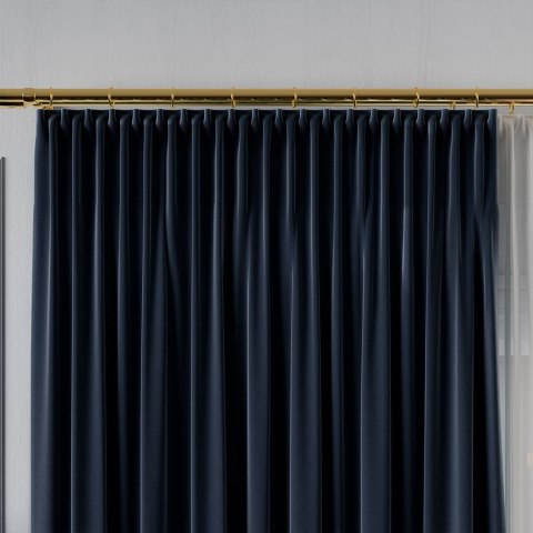 SERINA Tkanina dekoracyjna, wys. 300cm, kolor 070 ciemny granatowy 318744/TDP/070/000300/1