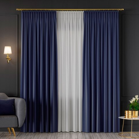 SERINA Tkanina dekoracyjna, wys. 300cm, kolor 071 jeans 318744/TDP/071/000300/1