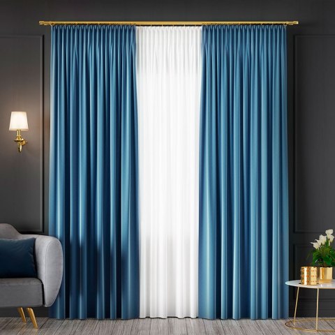 SERINA Tkanina dekoracyjna, wys. 300cm, kolor 074 pastelowy niebieski 318744/TDP/074/000300/1