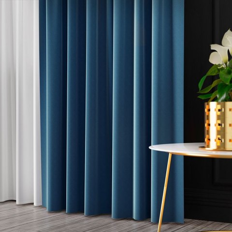 SERINA Tkanina dekoracyjna, wys. 300cm, kolor 075 niebieski 318744/TDP/075/000300/1