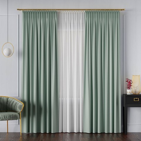 SERINA Tkanina dekoracyjna, wys. 300cm, kolor 078 pastelowy miętowy 318744/TDP/078/000300/1