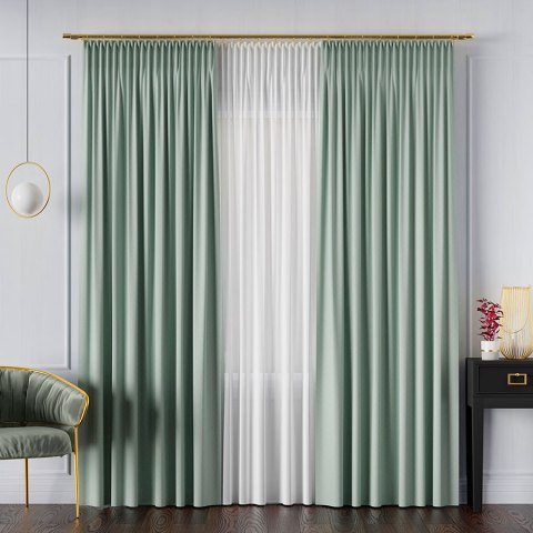 SERINA Tkanina dekoracyjna, wys. 300cm, kolor 079 jasny miętowy 318744/TDP/079/000300/1