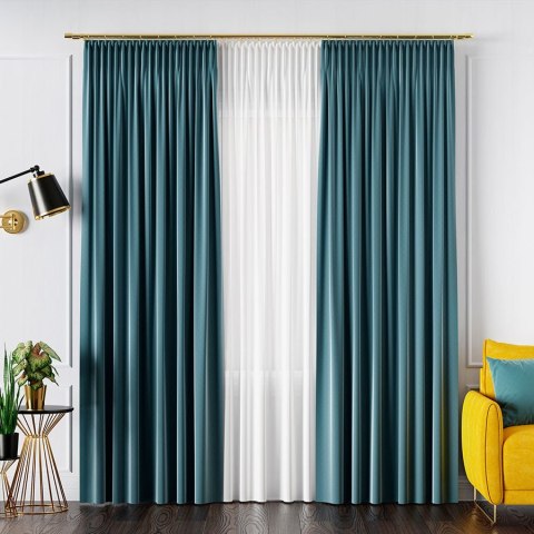 SERINA Tkanina dekoracyjna, wys. 300cm, kolor 082 jasny niebieski 318744/TDP/082/000300/1