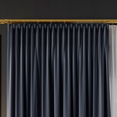 SERINA Tkanina dekoracyjna, wys. 300cm, kolor 084 ciemny popielaty 318744/TDP/084/000300/1