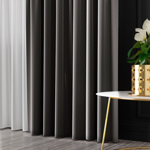 SERINA Tkanina dekoracyjna, wys. 300cm, kolor 086 stalowy szary 318744/TDP/086/000300/1