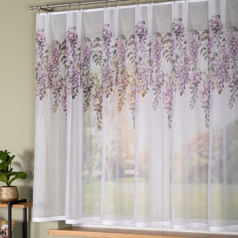 WISTERIA Firanka żakardowa 023426, wys. 150cm, kolor biały D00309/000/001/000150/1