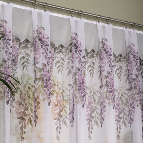 WISTERIA Firanka żakardowa 023426, wys. 150cm, kolor biały D00309/000/001/000150/1